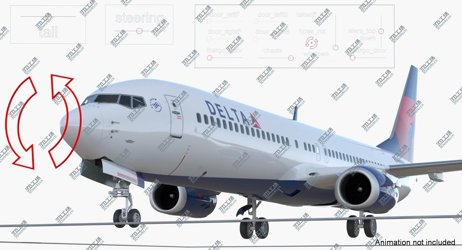 images/goods_img/2021040233/Boeing 737-900 ER Delta with Interior and Doors Rigged 3D model/3.jpg
